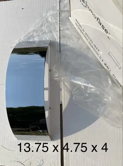 WALL MOUNT CHROME LIGHT FIXTURE - EUROPHASE BRAND, View more