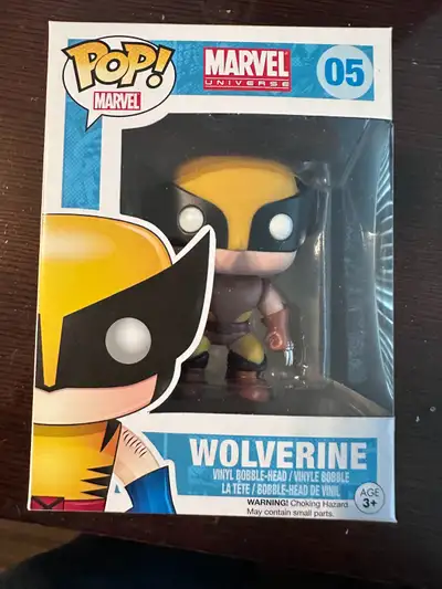 Funko Pop Marvel 05 - Brown Suit Wolverine, View more