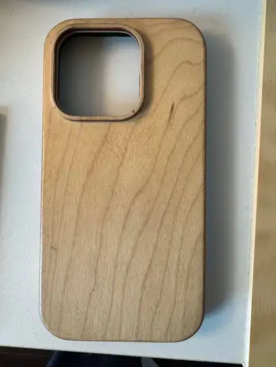 Gorgeous Maple Hardwood iPhone 15 Pro Phone Case, View more