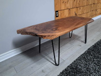 New Live edge Ash Wood  coffee table