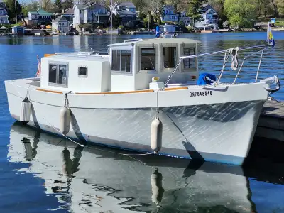 Economical Full Displacement Cruising Trawler.