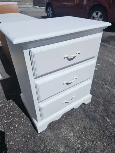 White 3-Drawer Chest, View more