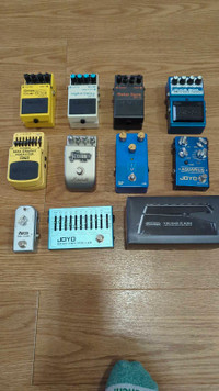 Guitar and bass pedal purge