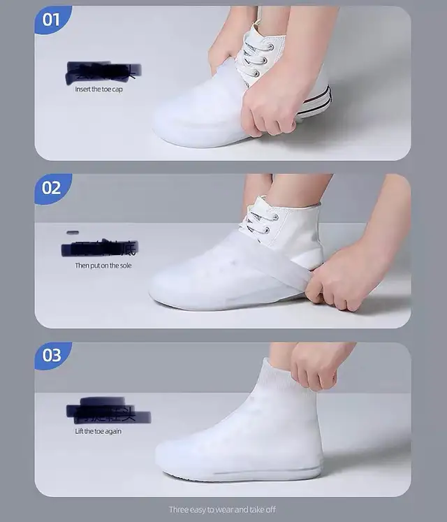 Waterproof anti-slip Rain Boot Shoe Cover in Women's - Shoes in City of Toronto - Image 8