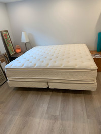 High end King Mattress with Box Springs