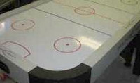Bud light air hockey table
