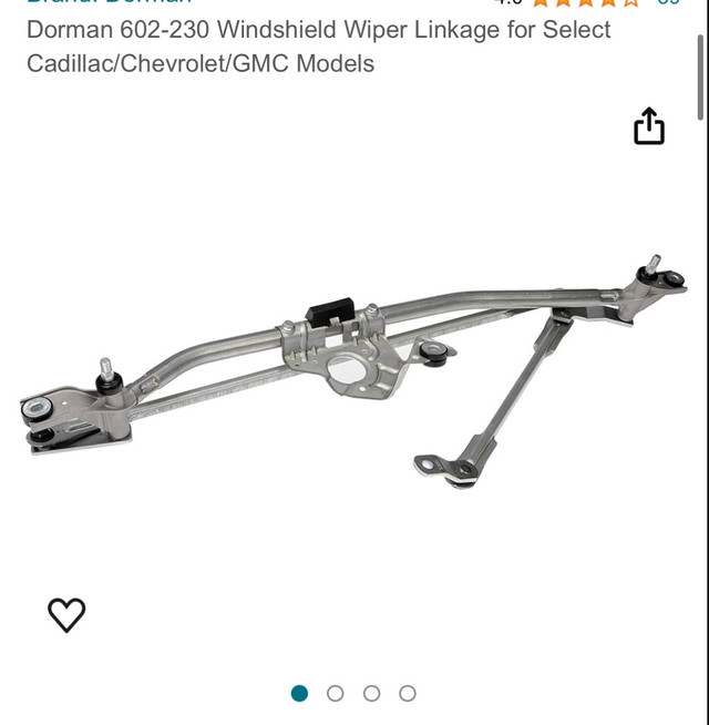 Windshield wiper linkage for Chevy/cadillac/gmc  in Other Parts & Accessories in Oakville / Halton Region - Image 2