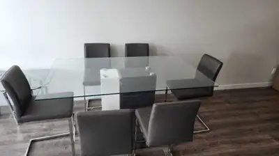 Kitchen table and 5 chairs, View more