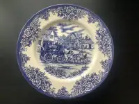 Royal Stafford  Fine Earthenware Blue Dinner Plate 11”