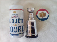 NEW Molson Canadian Quest for the Cup Replica Mini Trophy NHL