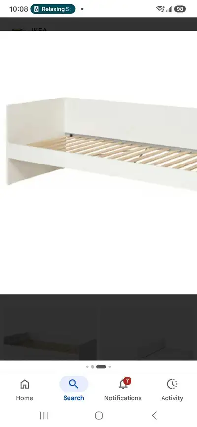 daybed twin size.just the frame and slates , View more
