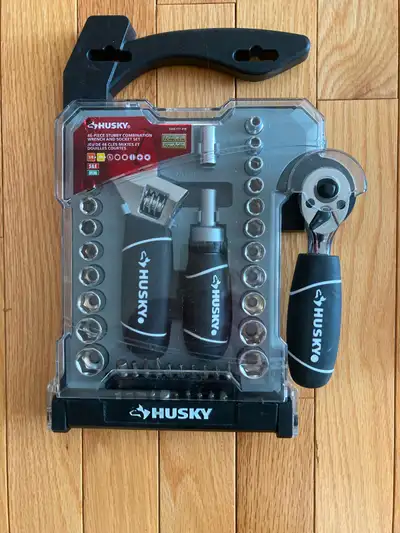 New Husky 46 piece Stubby Combination Wrench  &Socket Set, View more