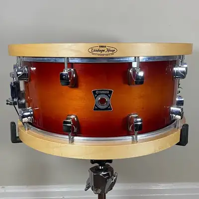 Yamaha 14x6.5 Sensitive Series Maple Snare Drum with Vintage Woo, View more