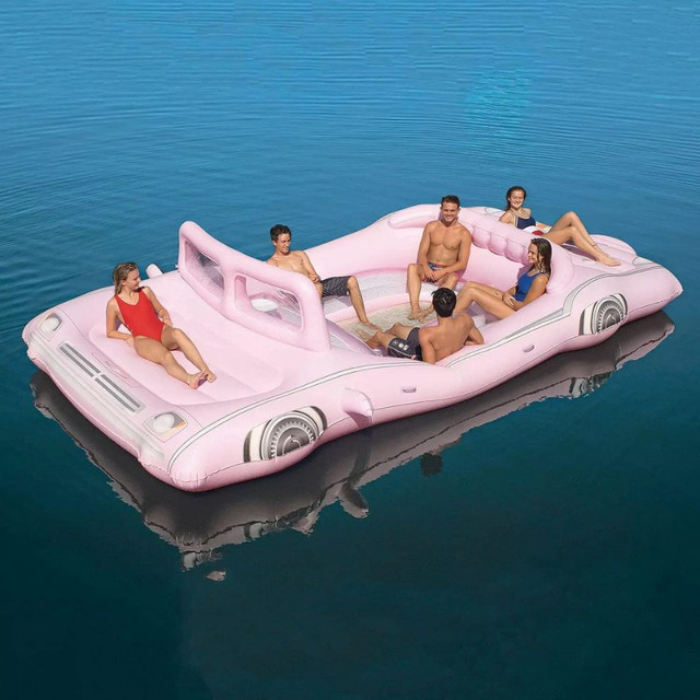 Member's Mark Retro Limo Island 6 Person Float - Drifter in Fishing, Camping & Outdoors in City of Toronto - Image 4