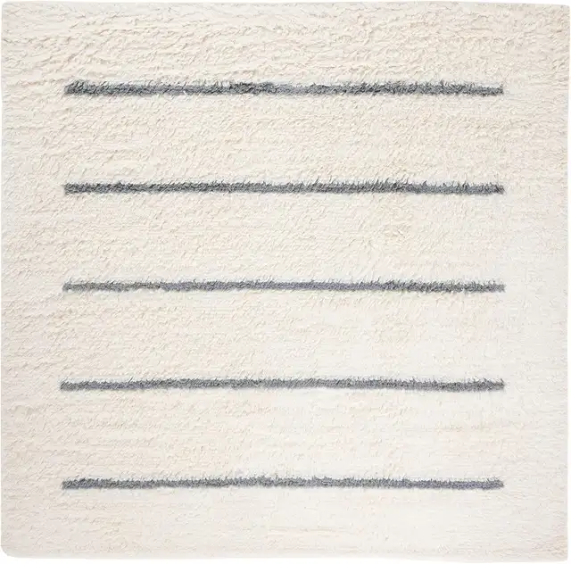 Square New Zealand Wool Hand-knotted 7x7 Area Rug in Rugs, Carpets & Runners in Markham / York Region - Image 4