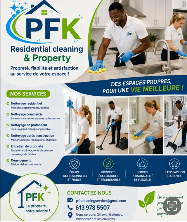 PFK CLEANING | Ottawa, Gatineau, Kanata, Orleans/Insured