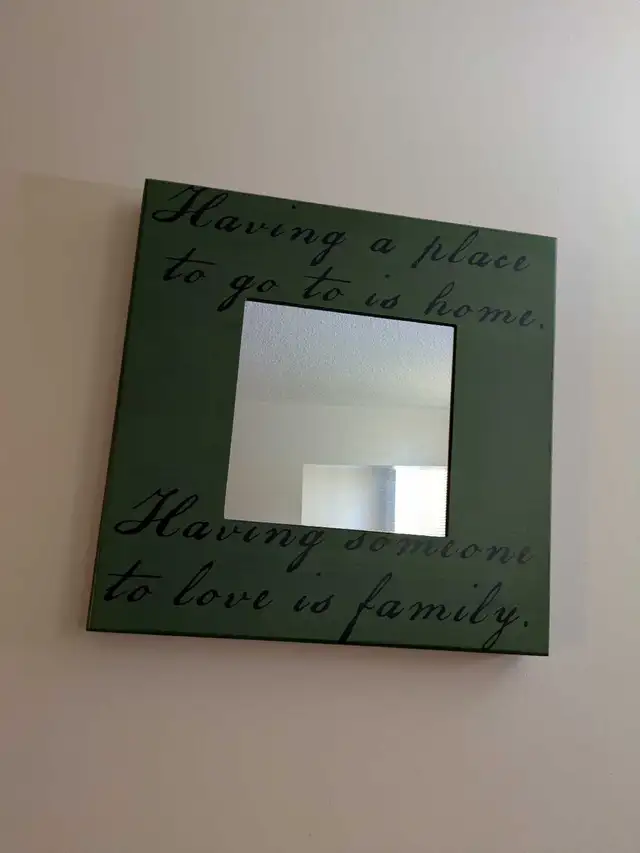 Inspirational Quote Mirror