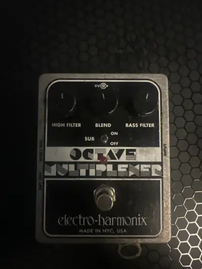 EHX Octave Multiplexer Guitar Pedal, View more