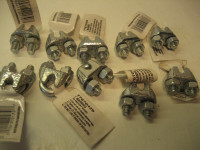 10 Campbell T7670429 3/16" Galvanized Wire Rope / Cable Clip