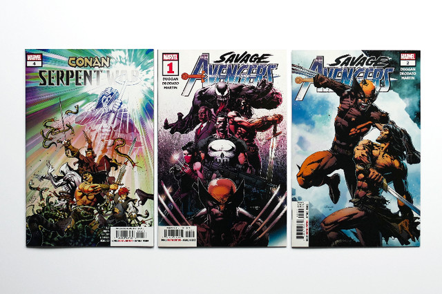 Conan Serpent War (1-4) Savage Avengers (1-2) - Marvel Comics dans Bandes dessinées  à Laval/Rive Nord - Image 3