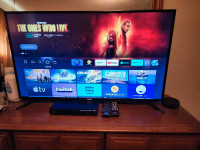 RCA 40" LED TV, w/Amazon Echo, Amazon Firestick, Sony DVD Player