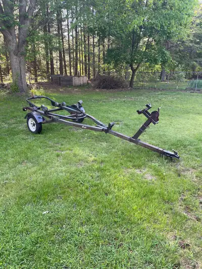 Good trailer with new wheel bearings, good tires. Asking $500. Have ownership