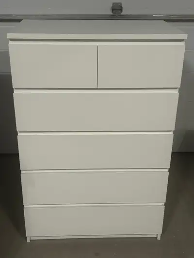 IKEA MALM white dresser 6 drawers , View more