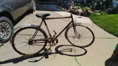 Wall hanger Vintage West German Jaguar First Class bike, View more