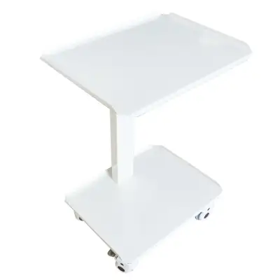 2-Tier Metal Rolling Trolley Cart Shelf Storage Cart 220373, View more