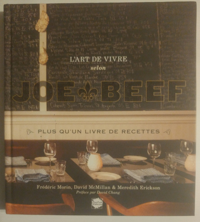 L'art de vivre selon Joe Beef. dans Essais et biographies  à Longueuil/Rive Sud