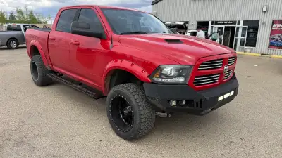 2013 Ram 1500 Sport 4x4 • 5.7L V8 HEMI • Crew Cab Short Box ✔ Leather Interior ✔ Heated & Cooled Sea...