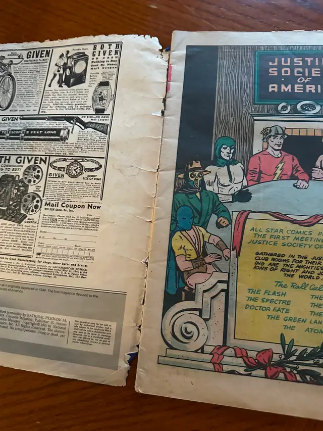 Famous 1st Edition Treasury All Star Comics 3 Limited Collectors in Comics & Graphic Novels in Kingston - Image 3