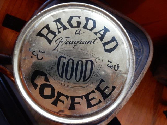 Old Bagdad Coffee pail-5 pounds-Bagdad a fragrant good coffee in Arts & Collectibles in Saskatoon - Image 2