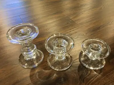 3 Beautiful Heavy Candle Holders, View more
