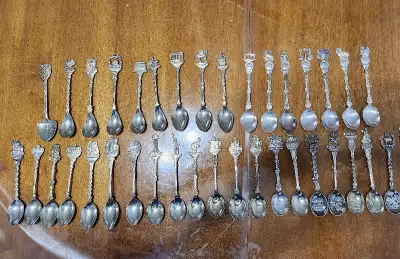 36 Collector Spoons Made in Holland, View more