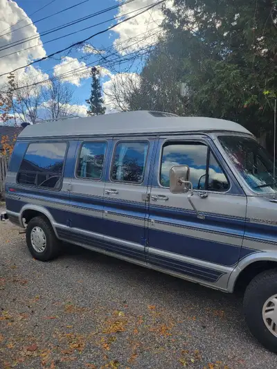 Ford Van with 71,000 kms. 5.8 litre 351 motor. 4 swivel captain chairs and a bench seat that folds i...