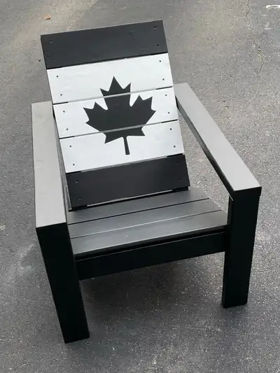 Muskoka Canadian Flag Chair, View more