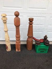 Vintage Newel Posts