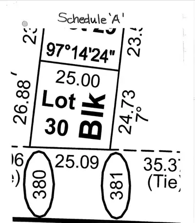 Parkland Airport hangar lot for sale. Always a benefit to have an end lot. Near Spruce Grove.