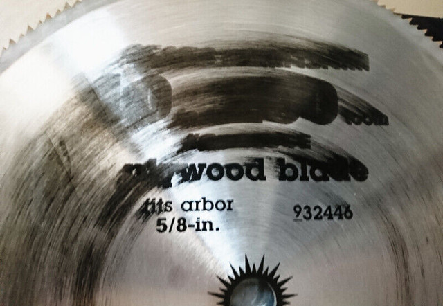 10"-200 Teeth Plywood Steel Saw Blade - Circular Saw Blade in Power Tools in Oshawa / Durham Region - Image 2