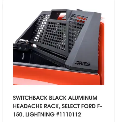 Aries Switchback Headache Rack for F150