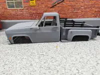 One of a kind 3D printed Chevy stepside 
