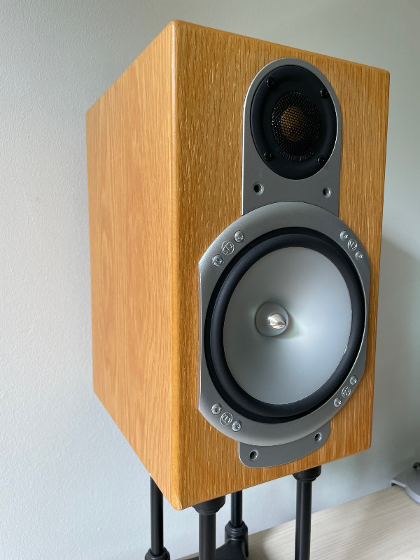 Monitor Audio Silver RS1 Bookshelf Speakers Light Oak | Speakers