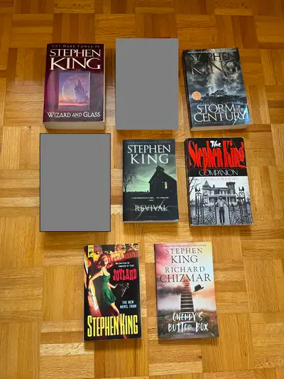 Stephen King Books (Large Softcover, $5-$8), View more