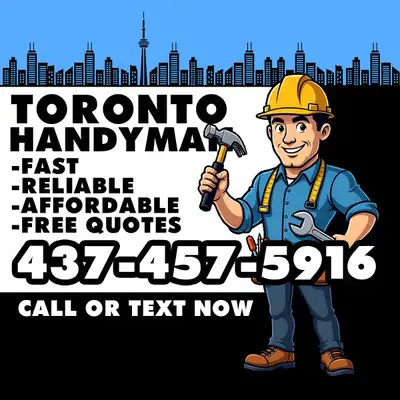 Toronto Handyman - 437-457-5916, View more