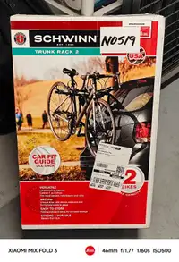 Brand new Bike rack 2 Bike Trunk Rack