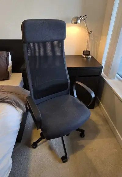 Office chair, Vissle dark gray X2 Study Chairs available. Excellent condition used less than 5 years...