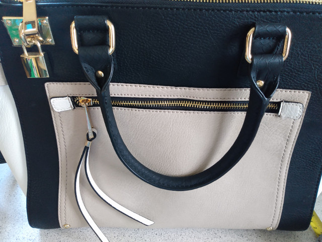 Aldo tote bag; white, black, tan - never used in Women's - Bags & Wallets in Vancouver
