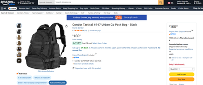 Condor Tactical  Urban Go Backpack, View more