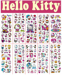 Stickers 3D puffy HELLO KITTY ☔